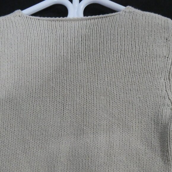 BLUENOTES JEANSWEAR | xs - extra small | Beige Lace-Up V-Neck Long Sleeve Top - Picture 11 of 16